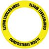 Compostable Waste - Circular Floor Sign Ring Compostable Waste - Circular Floor Sign Ring