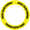 Ferrous Metal Scrap - Circular Floor Sign Ring Ferrous Metal Scrap - Circular Floor Sign Ring