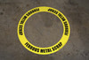 Ferrous Metal Scrap - Circular Floor Sign Ring Ferrous Metal Scrap - Circular Floor Sign Ring
