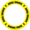 General Trash - Circular Floor Sign Ring General Trash - Circular Floor Sign Ring