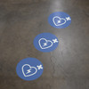 AED Wayfinding Floor Sign Dot AED Wayfinding Floor Sign Dot
