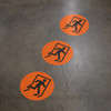 Emergency Exit Wayfinding Floor Sign Dot Emergency Exit Wayfinding Floor Sign Dot