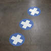First Aid Wayfinding Floor Sign Dot First Aid Wayfinding Floor Sign Dot