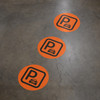 Parking Lot Wayfinding Floor Sign Dot Parking Lot Wayfinding Floor Sign Dot