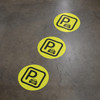 Parking Lot Wayfinding Floor Sign Dot Parking Lot Wayfinding Floor Sign Dot