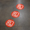 Parking Lot Wayfinding Floor Sign Dot Parking Lot Wayfinding Floor Sign Dot