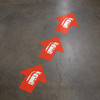 Fire Extinguisher Wayfinding Floor Sign Arrows