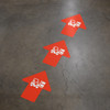 Forklift Wayfinding Floor Sign Arrows