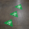 Emergency Exit Wayfinding Floor Sign Arrow Heads Emergency Exit Wayfinding Floor Sign Arrow Heads