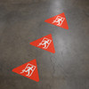 Emergency Exit Wayfinding Floor Sign Arrow Heads Emergency Exit Wayfinding Floor Sign Arrow Heads
