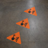 Fire Alarm Wayfinding Floor Sign Arrow Heads Fire Alarm Wayfinding Floor Sign Arrow Heads