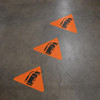 Fire Extinguisher Wayfinding Floor Sign Arrow Heads
