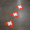 First Aid Wayfinding Floor Sign Arrow Heads First Aid Wayfinding Floor Sign Arrow Heads