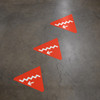 Stairs Arrow Down Wayfinding Floor Sign Arrow Heads