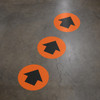 Arrow Wayfinding Floor Sign Dot
