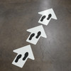 Footprints Wayfinding Floor Sign Arrows Footprints Wayfinding Floor Sign Arrows