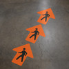 Pedestrian Wayfinding Floor Sign Arrows Pedestrian Wayfinding Floor Sign Arrows