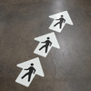 Pedestrian Wayfinding Floor Sign Arrows Pedestrian Wayfinding Floor Sign Arrows