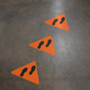 Footprints Wayfinding Floor Sign Arrow Heads