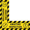 Awaiting Inspection - Floor Sign Corner