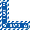 Bay 8 - Floor Sign Corner Bay 8 - Floor Sign Corner