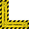 Cart Parking - Floor Sign Corner