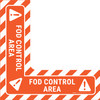 FOD Control Area - Floor Sign Corner FOD Control Area - Floor Sign Corner