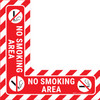 No Smoking Area - Floor Sign Corner