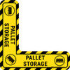 Pallet Storage - Floor Sign Corner Pallet Storage - Floor Sign Corner