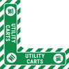 Utility Carts - Floor Sign Corner Utility Carts - Floor Sign Corner