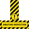 Awaiting Inspection - Floor Sign T's