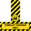 Forklift Parking Only - Floor Sign T's Forklift Parking Only - Floor Sign T's