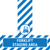 Forklift Staging Area - Floor Sign T's Forklift Staging Area - Floor Sign T's