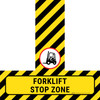 Forklift Stop Zone - Floor Sign T's