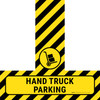 Hand truck Parking - Floor Sign T's Hand truck Parking - Floor Sign T's
