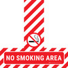 No Smoking Area - Floor Sign T's No Smoking Area - Floor Sign T's