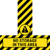 No Storage in This Area - Floor Sign T's No Storage in This Area - Floor Sign T's