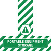 Portable Equipment Storage - Floor Sign T's