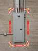 Electrical Panel Red/White - Wall Frame Sign Electrical Panel Red/White - Wall Frame Sign
