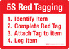 5S Red Tagging - Landscape Wall Sign