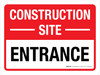 Construction Site - Entrance Landscape - Wall Sign
