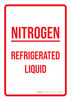 Nitrogen - Refrigerated Liquid Portrait - Wall Sign Nitrogen - Refrigerated Liquid Portrait - Wall Sign
