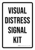 Visual Distress Signal Kit Portrait - Wall Sign