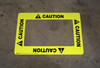 OSHA Caution - Rectangular Floor Sign Frame OSHA Caution - Rectangular Floor Sign Frame