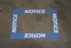 OSHA Notice - Rectangular Floor Sign Frame OSHA Notice - Rectangular Floor Sign Frame
