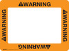 OSHA Warning - Rectangular Floor Sign Frame OSHA Warning - Rectangular Floor Sign Frame