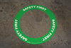 OSHA Safety First - Circular Floor Sign Ring OSHA Safety First - Circular Floor Sign Ring