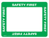 OSHA Safety First - Rectangular Floor Sign Frame OSHA Safety First - Rectangular Floor Sign Frame