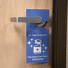 For Your Protection This Room has been Disinfected - Door Hanger For Your Protection This Room has been Disinfected - Door Hanger