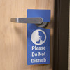 Please Do Not Disturb with Quiet Icon - Door Hanger Please Do Not Disturb with Quiet Icon - Door Hanger